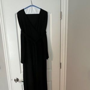 Used- Black Shimmer Jumpsuit Size XL